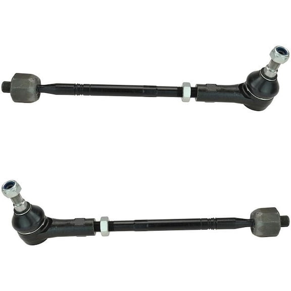 Front Tie Rod Set 2 Piece - Compatible with 2004 - 2011 Volkswagen Touareg 2005 2006 2007 2008 2009 2010