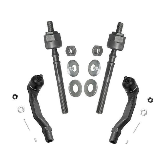 Front Tie Rod Set - Compatible with 1988 - 1991 Honda CRX 1989 1990