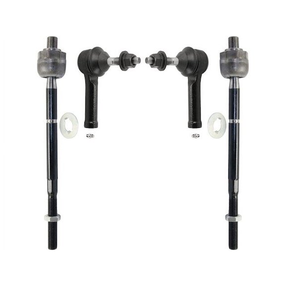 Front Tie Rod Set - Compatible with 2011 - 2019 Ford Explorer 2012 2013 2014 2015 2016 2017 2018