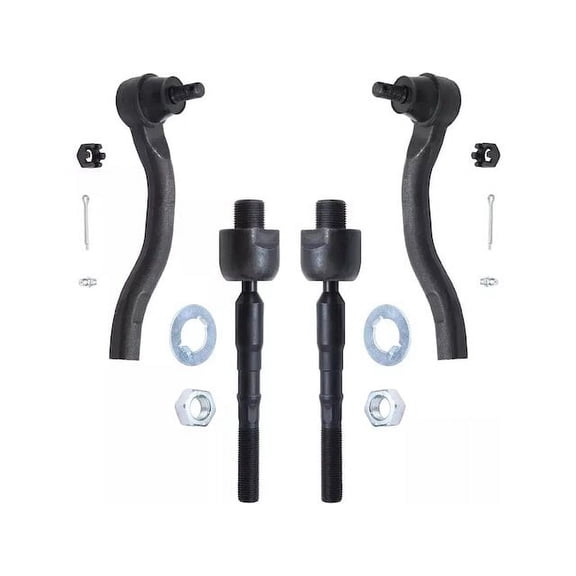 Front Tie Rod Set - Compatible with 2012 - 2015 Honda Civic 2013 2014