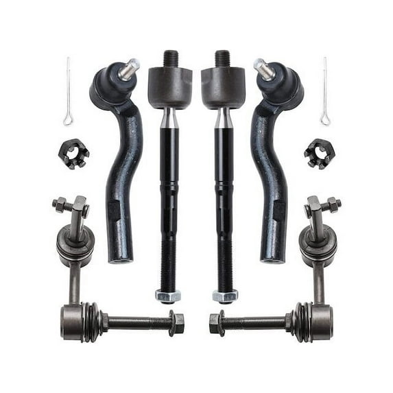 Front Tie Rod and Sway Bar Link Kit - Compatible with 2001 - 2005 GS430 Base 2002 2003 2004