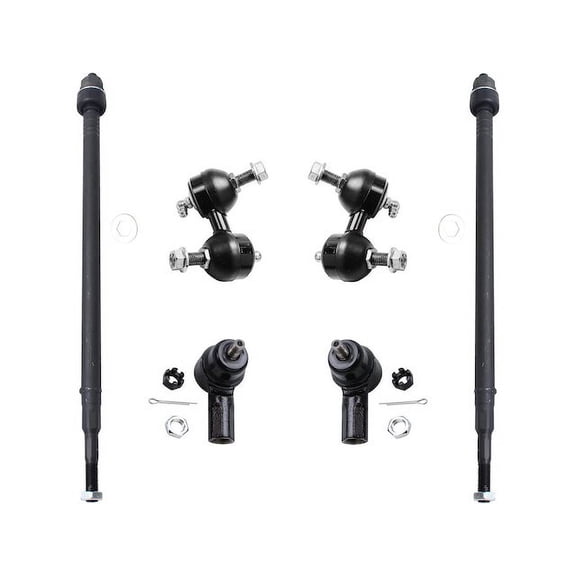 Front Tie Rod and Sway Bar Link Kit - Compatible with 2002 - 2006 Honda CR-V 2003 2004 2005