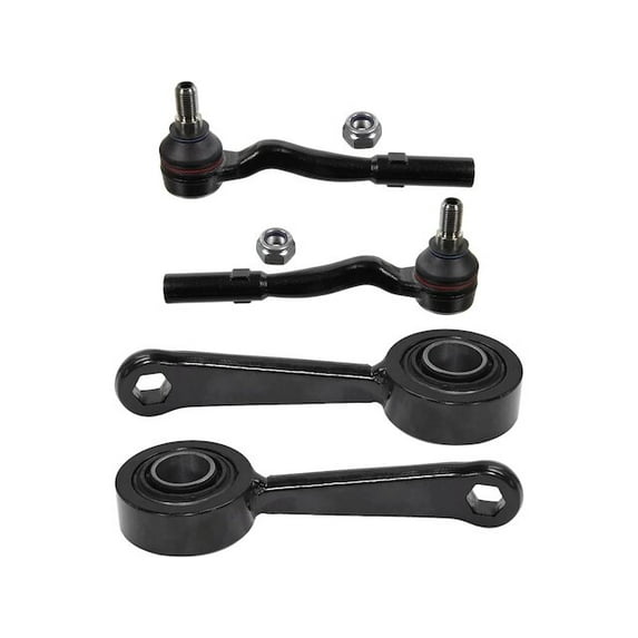 Front Tie Rod and Sway Bar Link Kit - Compatible with 2007 - 2009 Mercedes-Benz E550 Base RWD 2008