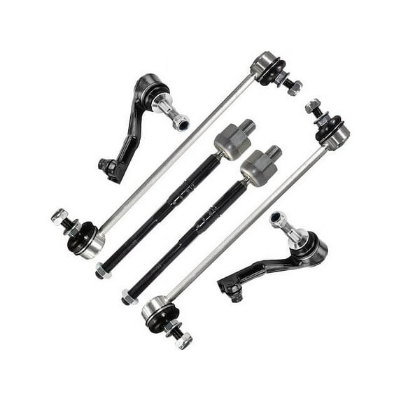 Front Tie Rod and Sway Bar Link Kit - Compatible with 2009 - 2016 BMW Z4 2010 2011 2012 2013 2014 2015