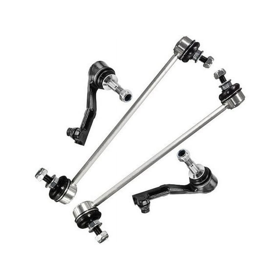 Front Tie Rod and Sway Bar Link Kit - Compatible with 2011 - 2013 BMW 335is Base 2012