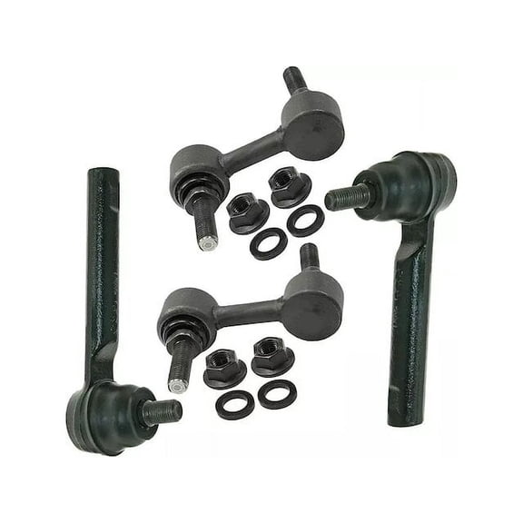 Front Tie Rod and Sway Bar Link Kit - Compatible with 2015 - 2019 Subaru WRX STI 2016 2017 2018