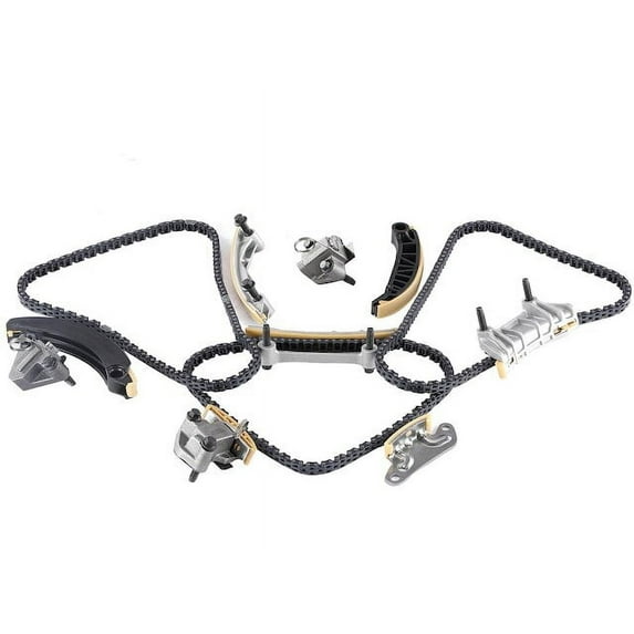 Front Timing Chain Kit 12 - Compatible with 2010 - 2015 Chevrolet Camaro 3.6L V6 - Autopart Premium