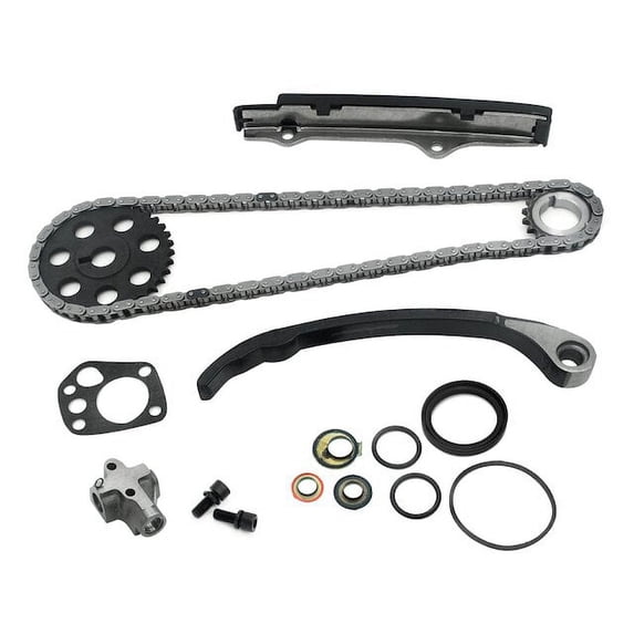 Front Timing Chain Kit - Compatible with 1989 - 1990 Nissan 240SX 2.4L 4-Cylinder KA24E SOHC