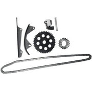 Front Timing Chain Kit - Compatible with 1989 Nissan D21 2.4L 4-Cylinder Z24