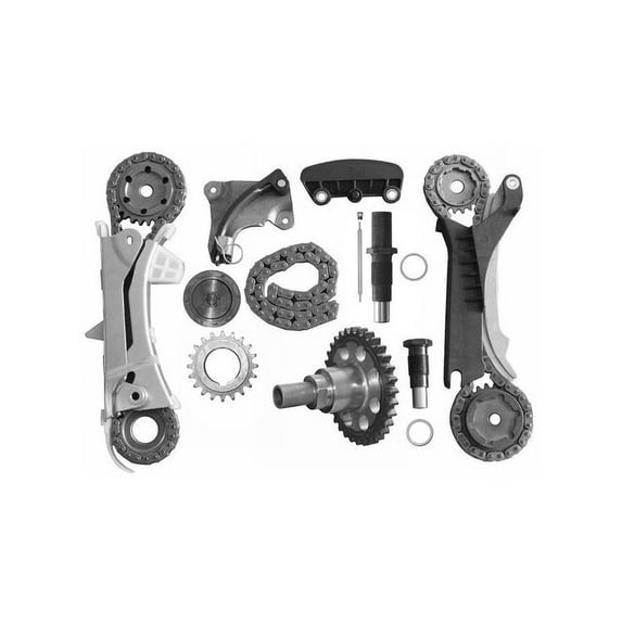 Front Timing Chain Kit - Compatible with 2001 - 2005, 2007 - 2010 Ford Explorer Sport Trac RWD 4.0L V6 2002 2003 2004 2008 2009