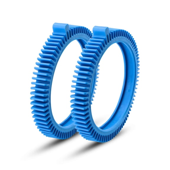 Front Tire Replacement for Hayward Pool Cleaner, 2 Pack Blue Hump Tires, Compatible with Poolvergnuegen Select Phoenix, Heavy Duty Rubber, Outer Diameter 7.7 Inch