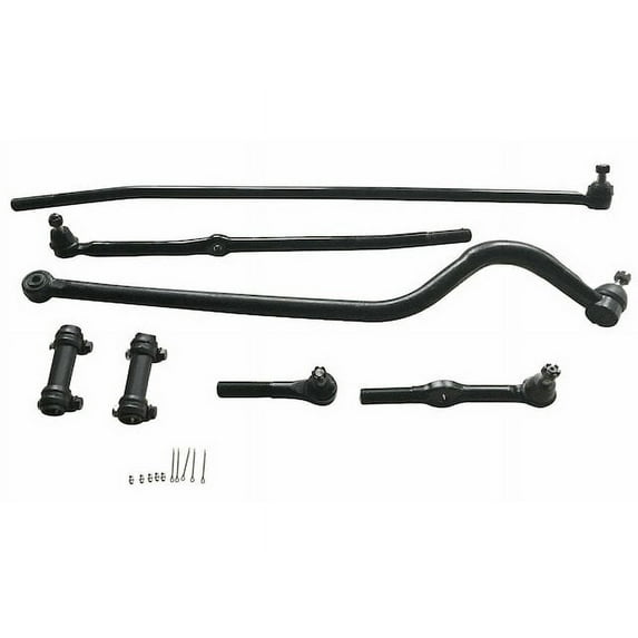 Front Track Bar and Tie Rod End Kit - 7 Piece - Compatible with 1994 - 1997 Dodge Ram 2500 4WD Dana 44 Axle, Light Duty 1995 1996