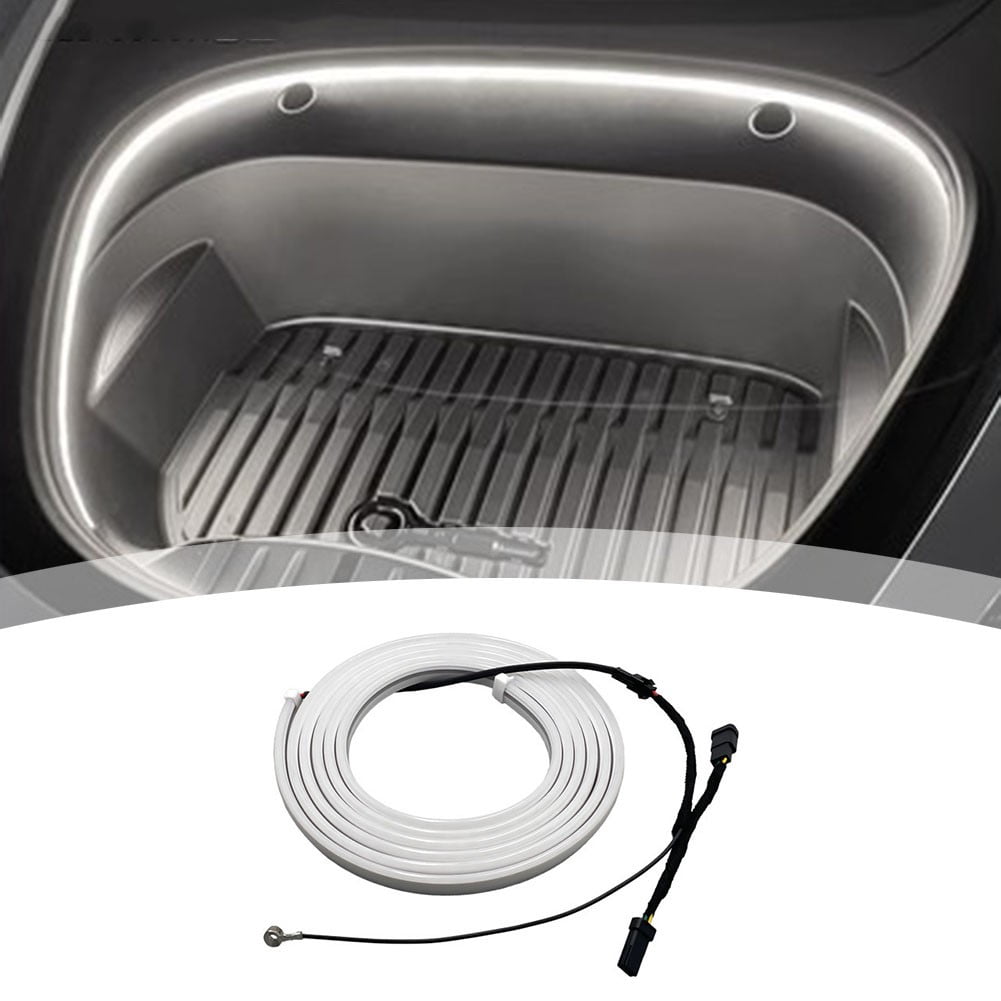 Front Trunk Brighten LED Strip Waterproof Flexible Light For Tesla For Model Y White