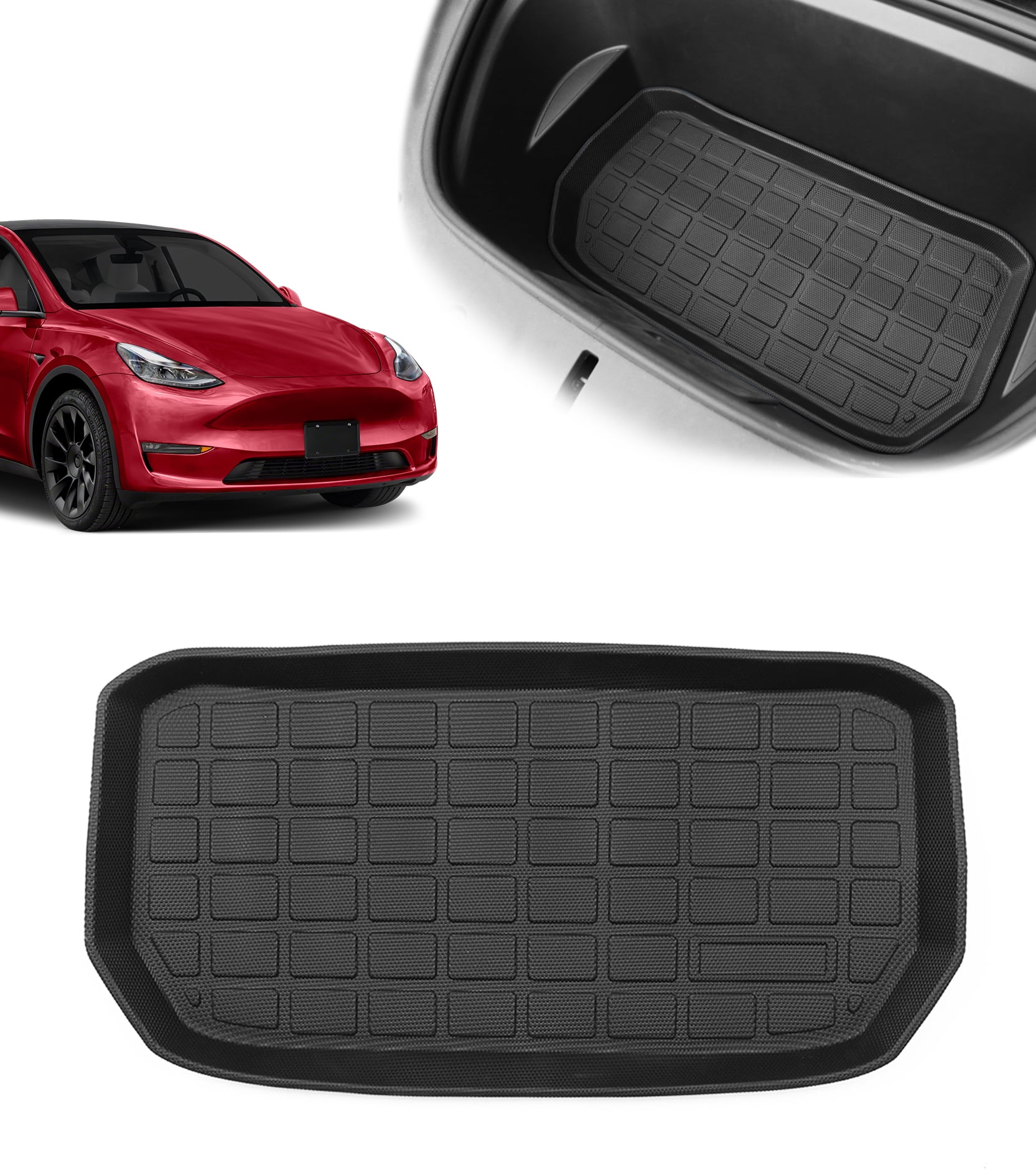 Upgraded Front Storage Box Mat For Tesla Model Y 2021-2024 Trunk Protection Mat