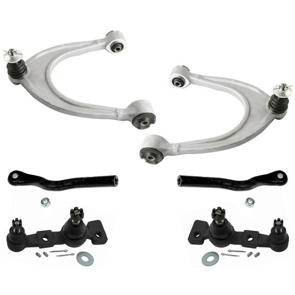 Front Upper Arms Ball Joints & Tie Rods For Lexus GS350 13-20 Rear Wheel Drive