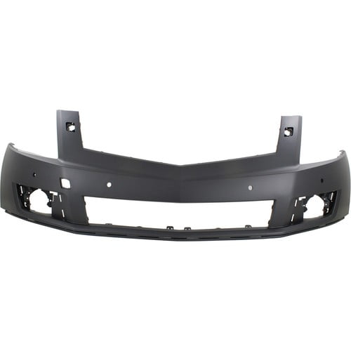 Front Upper Bumper Cover For 2013-2016 Cadillac SRX Primed With Fog Light Holes