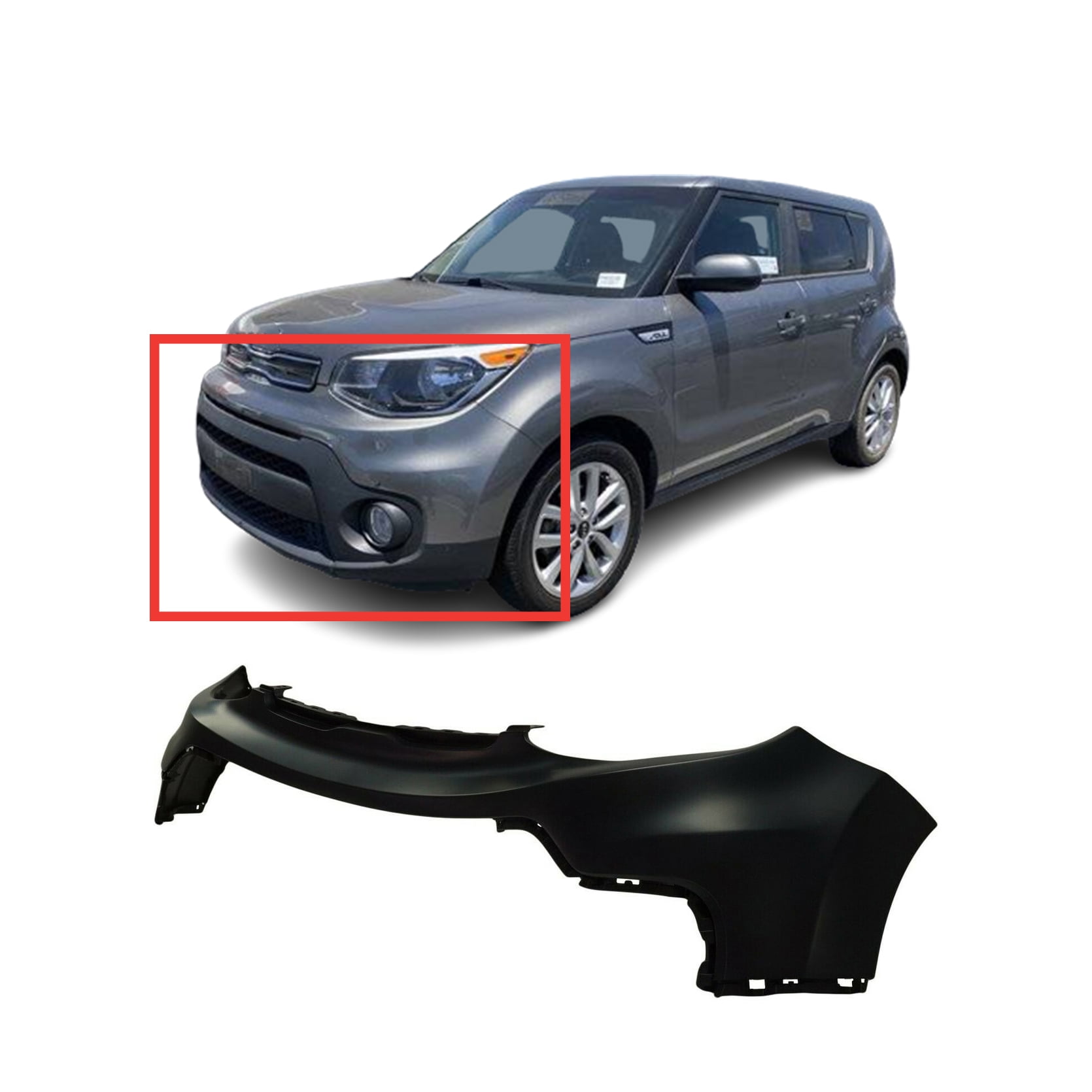 Kia soul bumper sale cover