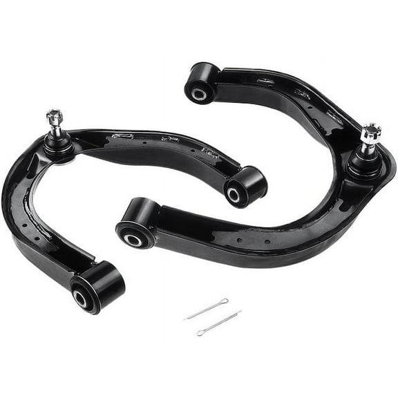 Front Upper Control Arm and Ball Joint Assembly Set 2 - Compatible with 2004 - 2015, 2017 - 2019 Nissan TITAN 5.6L V8 2005 2006 2007 2008 2009 2010 2011 2012 2013 2014 2018