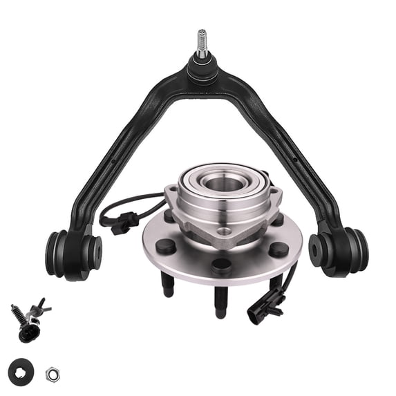 Front Upper Control Arm Ball Joint-Wheel Hub Bearing Assembly For 2000-2006 GMC Yukon
