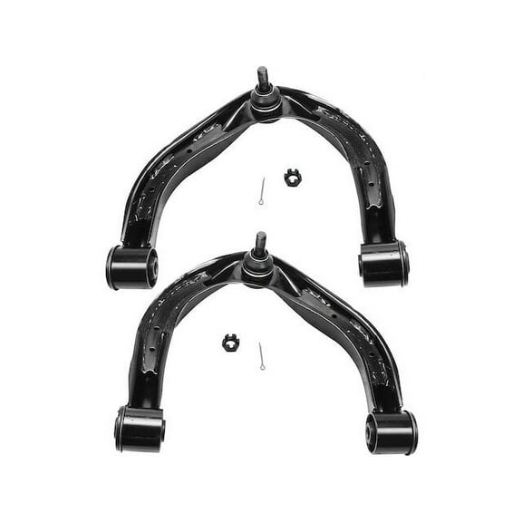 Front Upper Control Arm Set - Compatible with 2004 - 2015, 2017 - 2019 Nissan Titan 2005 2006 2007 2008 2009 2010 2011 2012 2013 2014 2018