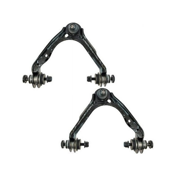 Front Upper Control Arm and Ball Joint Assembly Set 2 Piece - Compatible with 2006 - 2011 Lincoln Town Car 2007 2008 2009 2010