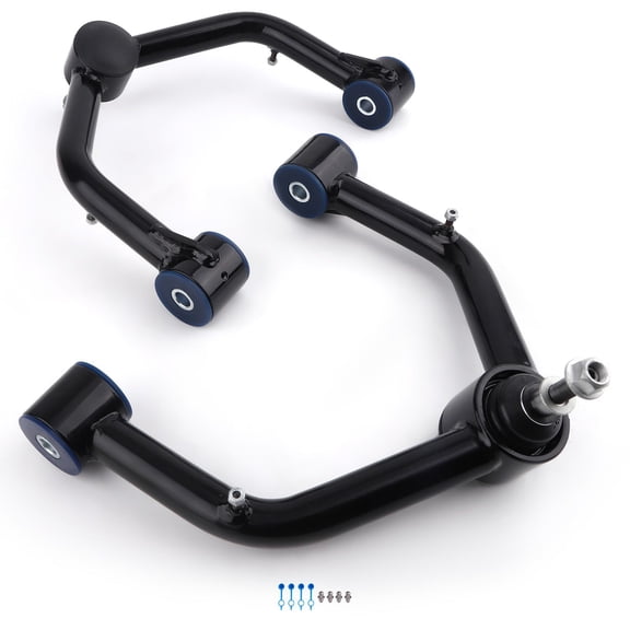 Front Upper Control Arms for 2-4" Lift Cadillac Escalade/Chevy Tahoe 2WD/4WD - Steel Construction, Polyurethane Bushings - OEM/Part# 99783143 - Front Suspension Upgrade