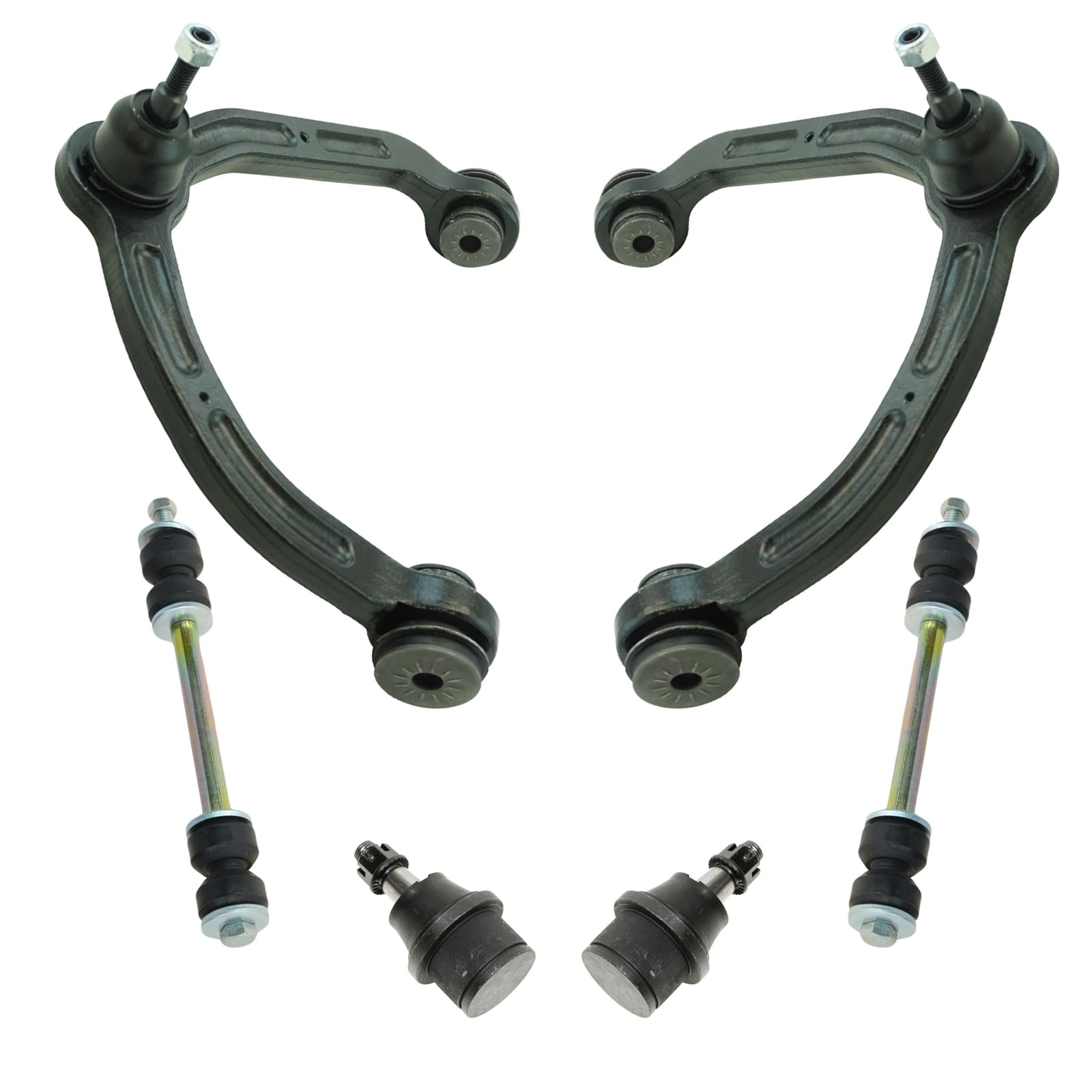 Front Upper Control Arms & Lower Ball Joints Sway Links Kit for GM Van New PSA52356