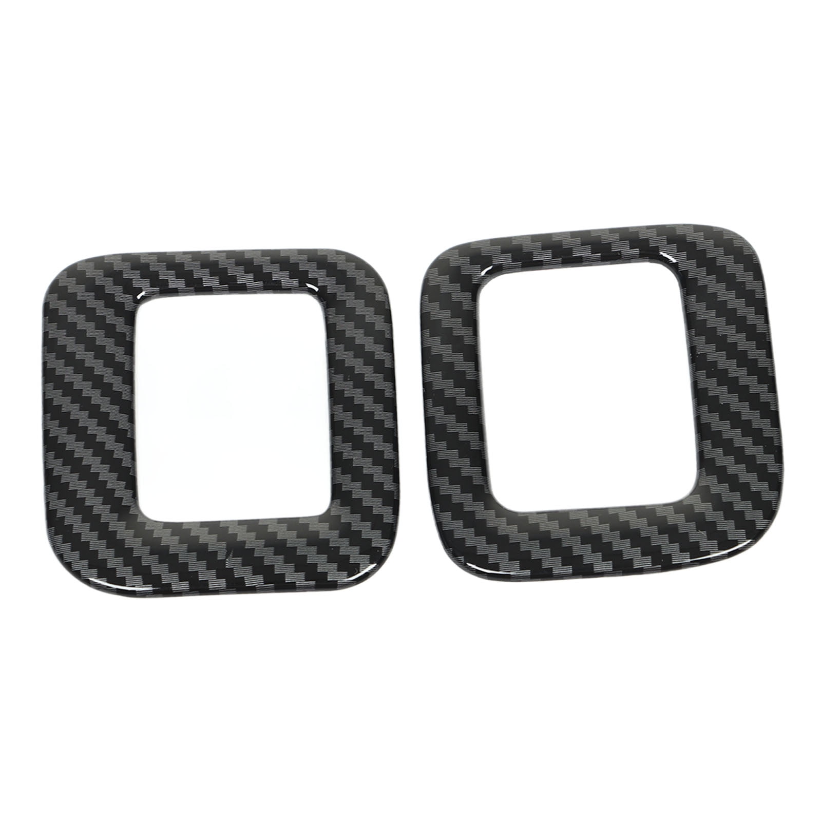 Front Upper Dashboard AC Air Vent Outlet Cover Trim Carbon Fiber Style