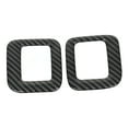 Front Upper Dashboard AC Air Vent Outlet Cover Trim Carbon Fiber Style