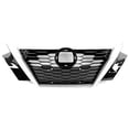 thumbnail image 1 of Front Upper Grille Grill Insert Black Compatible with 2020-2021 Sentra, 1 of 6