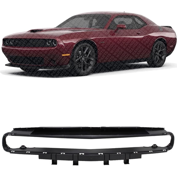 Front Upper Grille Reinforcement Textured | Direct Replacement for 20152023 Dodge Challenger | Fits R/T SXT SRT 392 T/A GT CH1223103 68258750AC