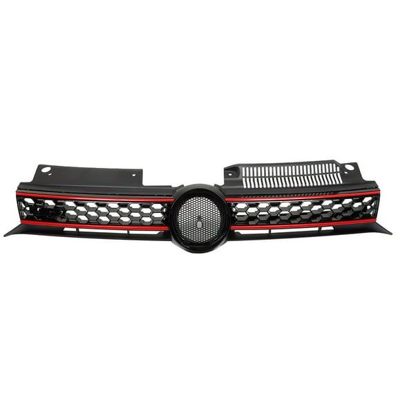 Front Upper Hood Grille Honeycomb Mesh Fit for Volkswagen Golf Jetta Mk6 TDI 2010-2014, Volkswagen GTI 2010-2013