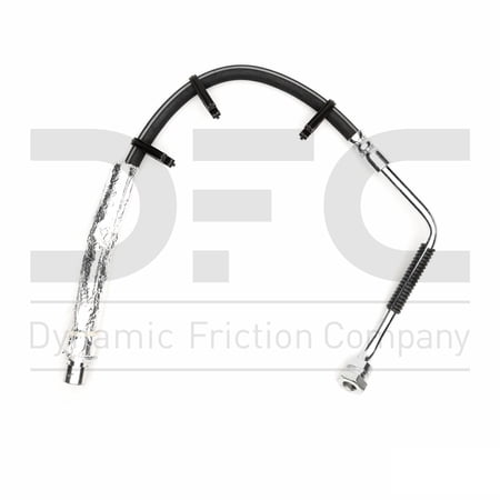 Front Upper Left Dynamic Friction Company Brake Line Hose 350-40225 For 2013-2018 Ram 2500