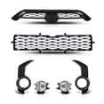 thumbnail image 1 of Front Upper Lower Bumper Grill + Fog Lights Set Fit For 2014-2019 Toyota 4Runner SR5, 1 of 10