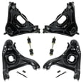 thumbnail image 2 of TRQ Front Lower Control Arms With Ball Joints & Sway Bar Links - Suspension Kit Set Of 4 For Nissan Versa 2 of 3