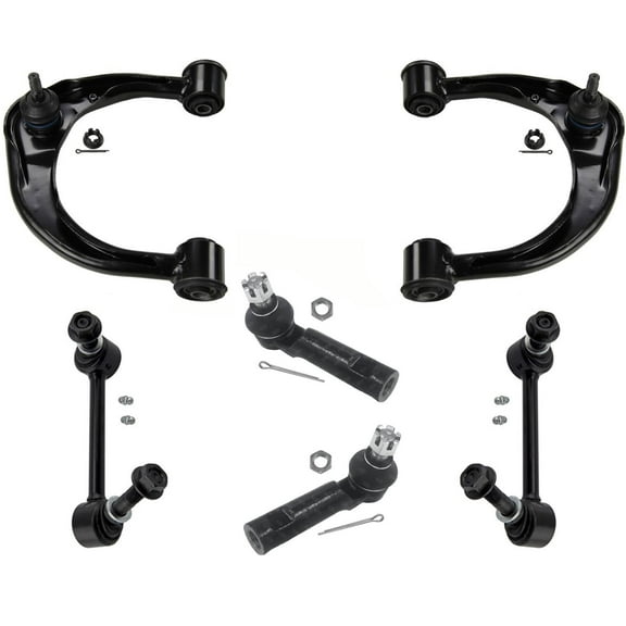 Front Upper Lower Control Arms Tie Rods Links BJ Fits 2016-2022 Toyota Tacoma