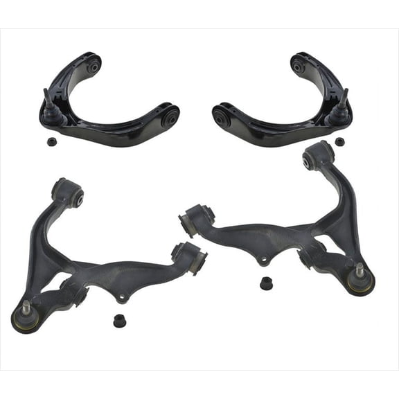 Front Upper & Lower Control Arms for Dodge Ram 1500 5 Stud 4 Wheel Drive 06-08