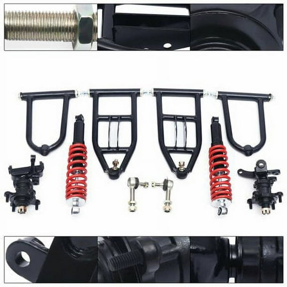 Front Upper&Lower SwingarmKits For Go Kart Suspension Shock Swing Arm DIY Parts