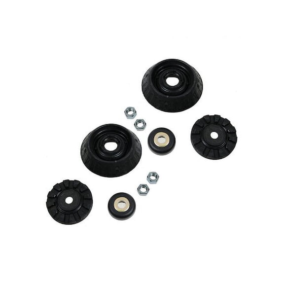 Front Upper Suspension Strut Mount Kit 2 Piece Set - Compatible with 2007 - 2014 Honda Fit 2008 2009 2010 2011 2012 2013