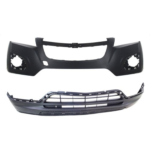 Front Upper and Lower Bumper Cover For 2013-2016 Chevrolet Trax