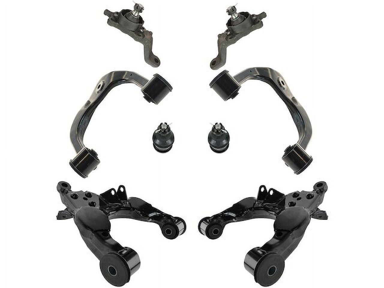 Front Upper and Lower Control Arm and Ball Joint Kit 8 Piece