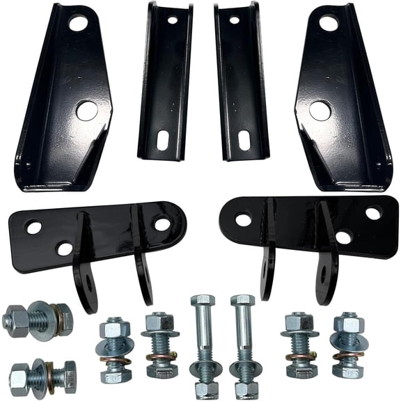 Front Upper and Rear Shock Relocation Extender Kit Lowered Truck For 1963-1972 Chevrolet C10 C20 Pickup 2WD
