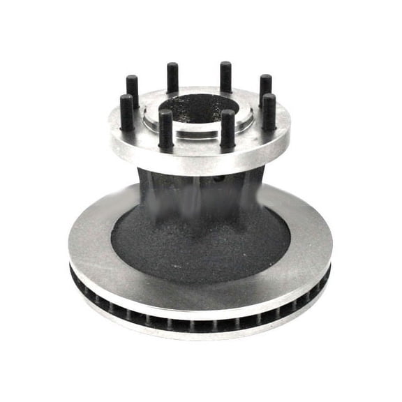 Front Vented Brake Rotor and Hub Assembly - Compatible with 1994 - 1999 Dodge Ram 3500 RWD with 4-Wheel ABS (with Independent Front Suspension) 1995 1996 1997 1998