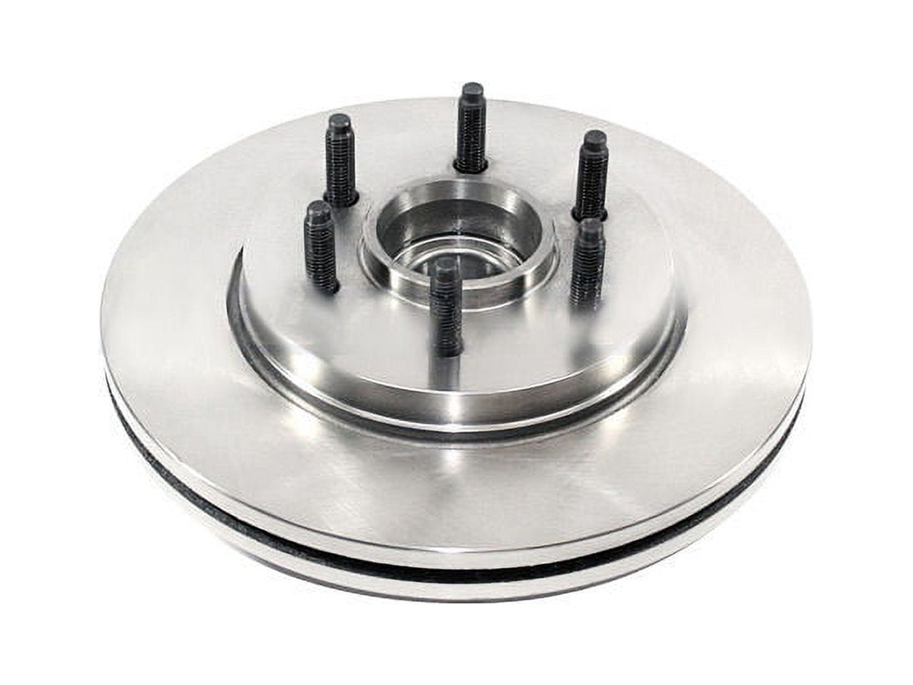 Front Vented Brake Rotor and Hub Bearing Assembly, 6-Lug - Compatible with 2004 - 2008 Ford F-150 RWD 2005 2006 2007