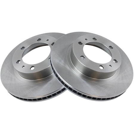 Front Vented Brake Rotors - Set of 2 - 6 Lug - Compatible with 2005 - 2020 Toyota Tacoma 2006 2007 2008 2009 2010 2011 2012 2013 2014 2015 2016 2017 2018 2019