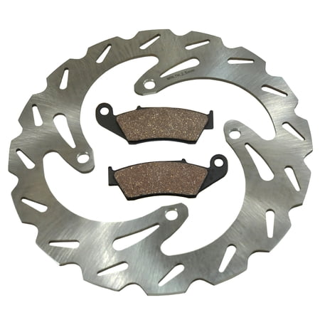 Front Wave Disc Brake Rotor & Brake Pads 2006-2014 fits Kawasaki KX250F & KX450F