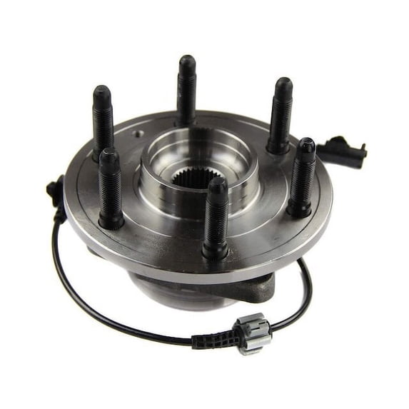 Front Wheel Bearing Hub Assembly - 6-Lug - Compatible with 2007 - 2013 Chevy Silverado 1500 4WD with ABS 2008 2009 2010 2011 2012