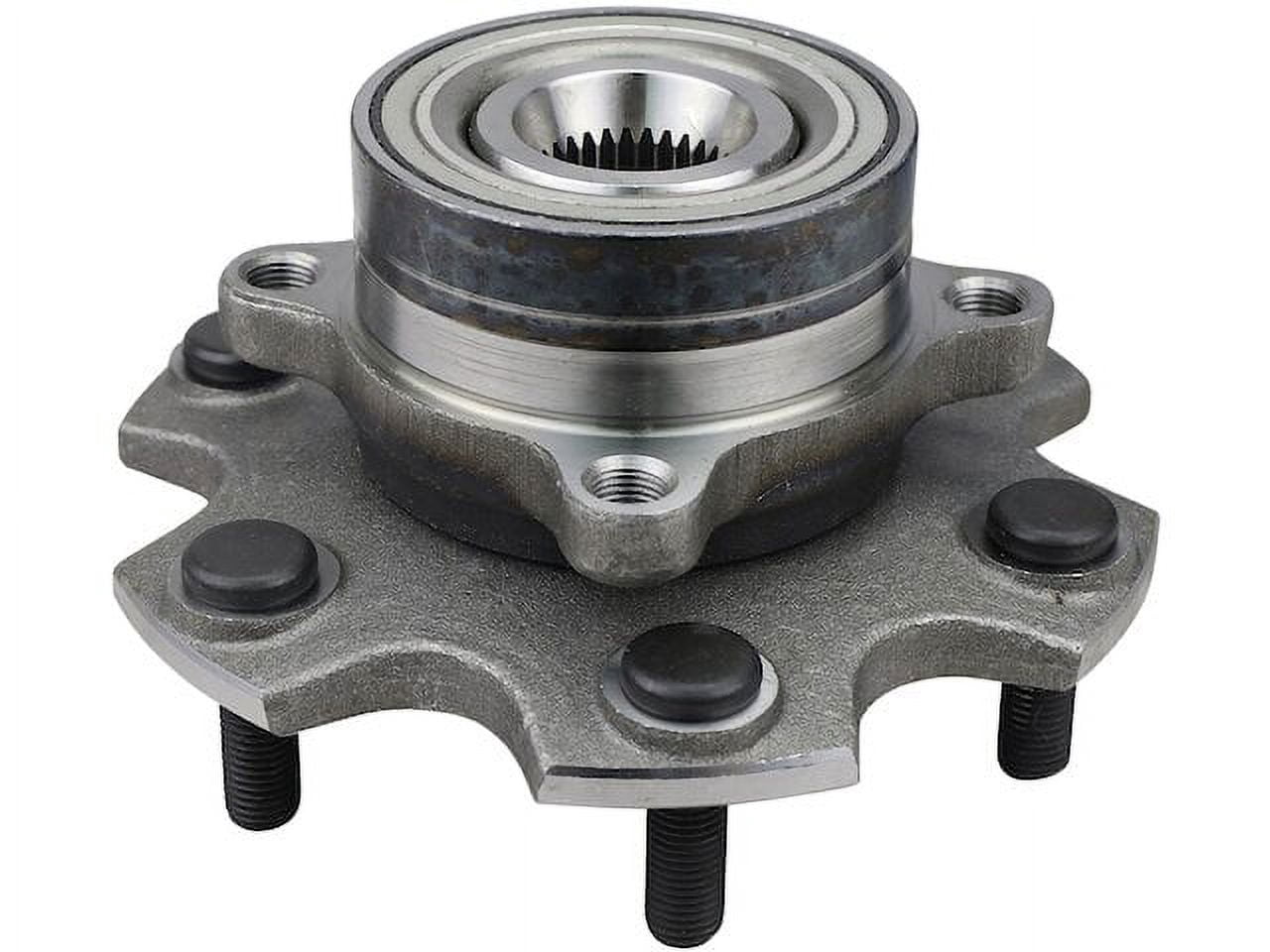 Bode-man Pair Of Front Wheel Hub & Bearing Assemblies For 2001-2006 Mitsubishi Montero 4WD - 6 Lug, W/o ABS