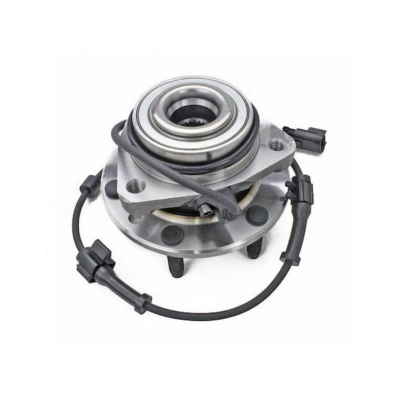 Front Wheel Bearing Hub Assembly - Compatible with 2002 - 2009 Chevy Trailblazer 4WD 2003 2004 2005 2006 2007 2008