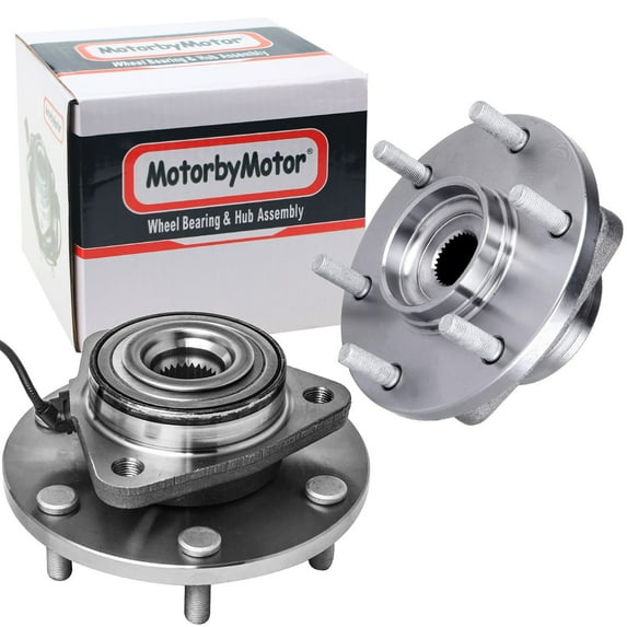 Front Wheel Bearing Hub Assembly Fit 2004-2007 Infiniti QX56, 2005-2007 Nissan Armada, 2004 Nissan Pathfinder, 2004-2007 Nissan Titan Hub Bearing(2 Pack) w/ABS, 6 Lugs, Replace 515066